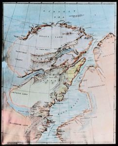 Image of Map of Etah to Polar Sea